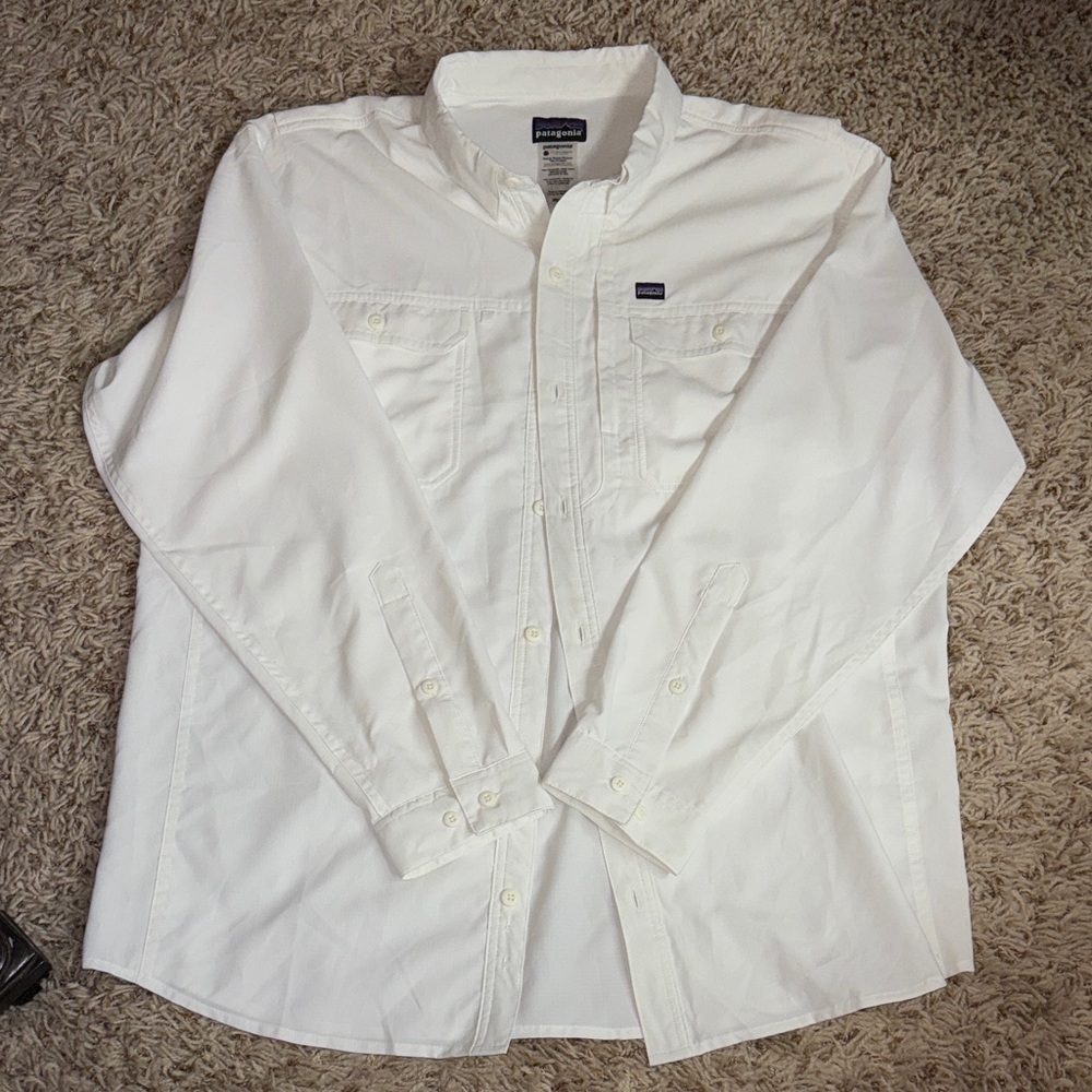 Patagonia Men's Classic White Button Down Shirt